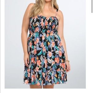 Torrid floral sundress Out of production!